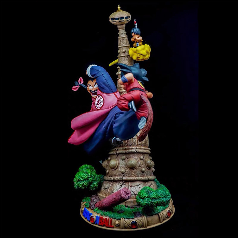 Mô hình songoku vs tàu pảy pảy hàng khủng