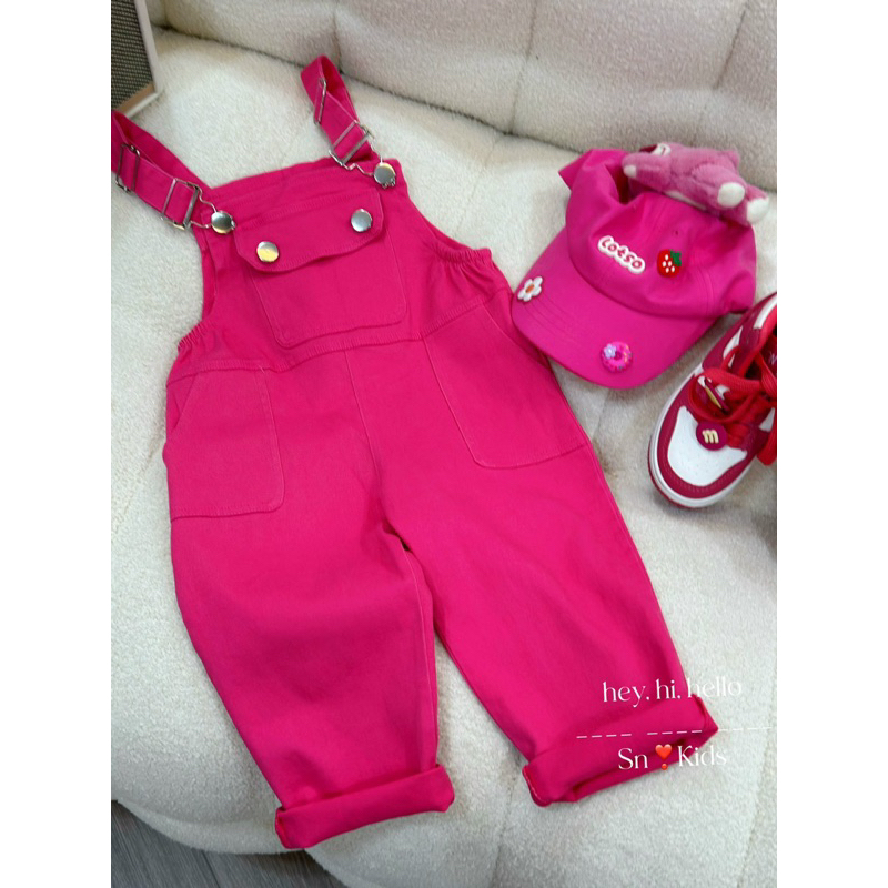 Set yếm hồng dài ko kèm gấu bé gái