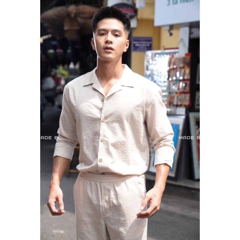 Áo Đũi Nam Dài Tay