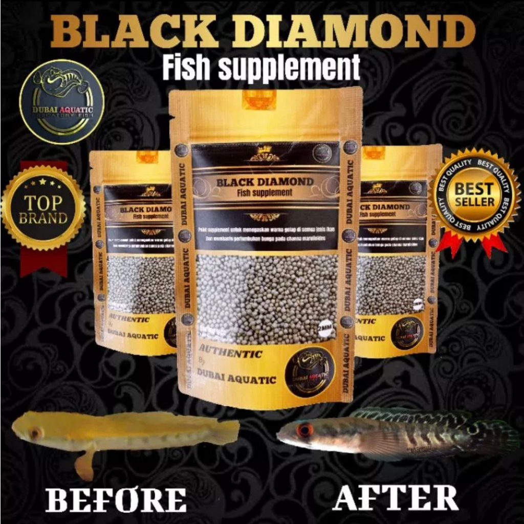 Cám Black Diamond cao cấp | Hổ trợ lên viền vảy | đậm vạch đậm sọc