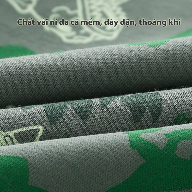 Áo Nỉ Dài Tay Bé Trai WellKids WT1733, chất nỉ da cá mềm mịn, dày dặn, thoáng khí, hàng Quảng Châu Cao Cấp