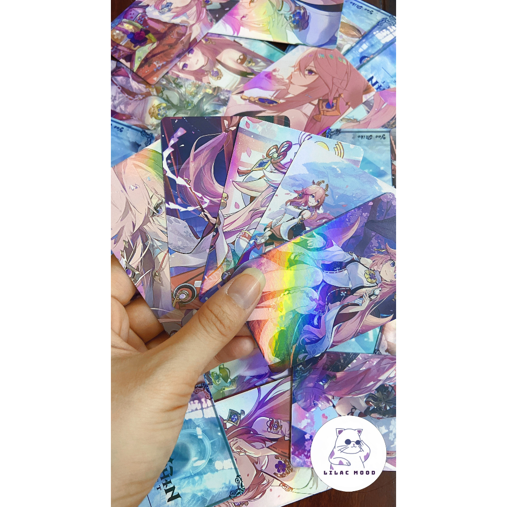 Vương Nhất Bác | Hộp thẻ card laser 50 tấm / Polaroid Photo card Lomocard