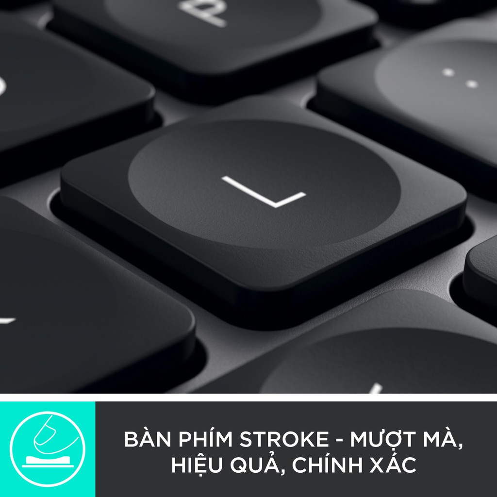 Bàn phím không dây Logitech Mx Keys - Đen