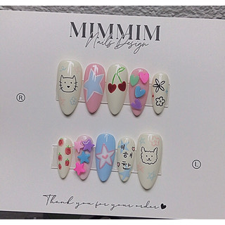 Nailbox thiết kế hoạ tiết màu sắc dễ thương