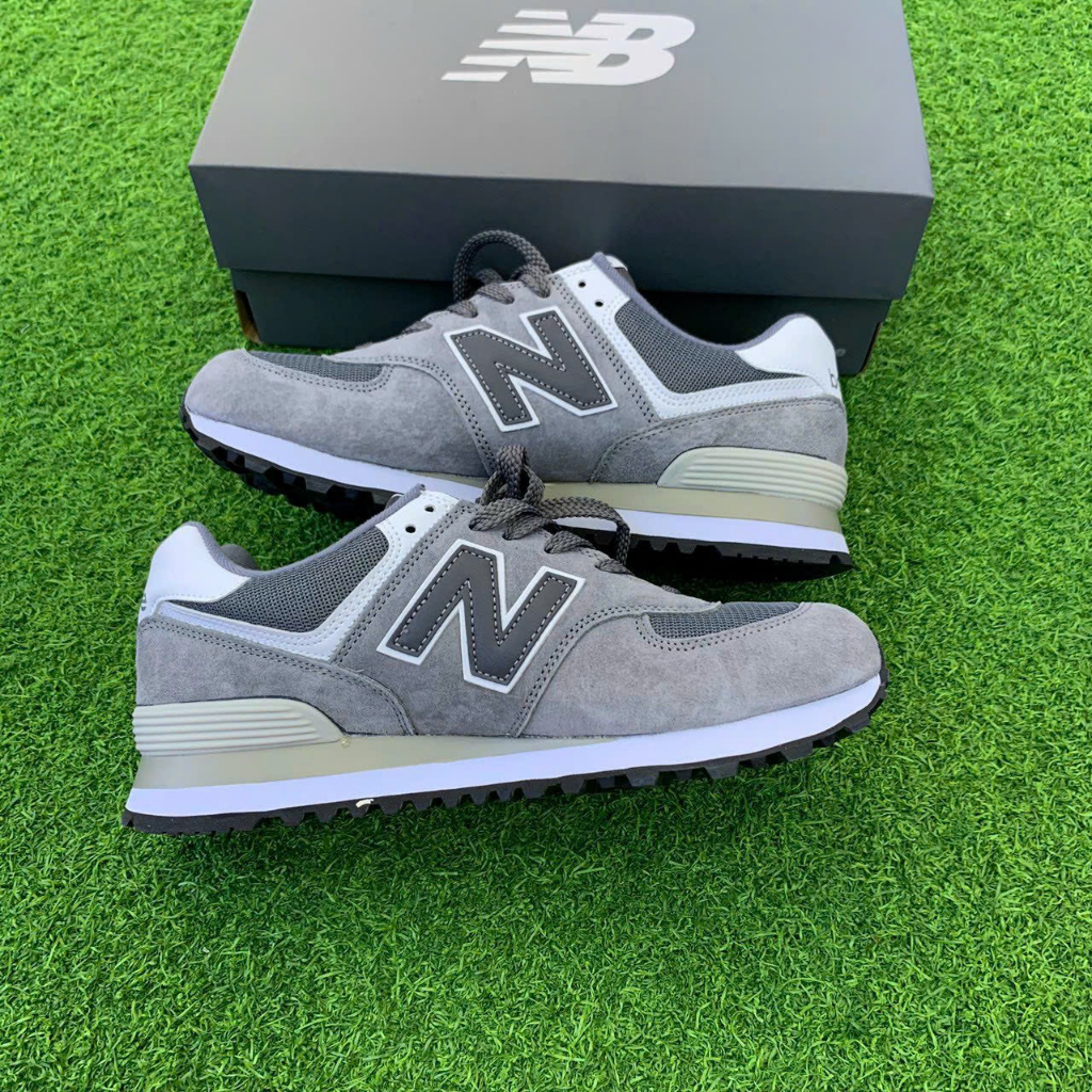 Giày thể thao NB 574 xám đen bản mới 2023-Full box
