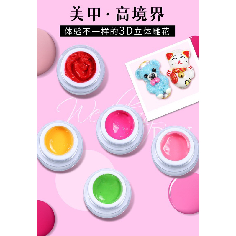 Gel khô nặn hoa không cần lưu huỳnh