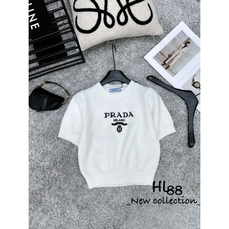 Áo len mtg cộc tay p.r.a.d.a QCCC