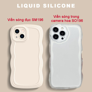 Ốp Điện Thoại iPhone Thời Trang Dẻo Viền Gợn Sóng Chống Sốc IPhone 13 11 12 Pro Max X XS XSMAX 7 8 Plus sm196 so196