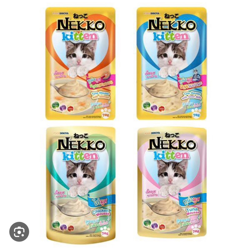 COMBO 6-12 GÓI PATE NEKKO CHO MÈO-PATE NEKKO THÁI LAN GIÁ SIÊU RẺ