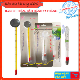 Nhiệt kế bể cá thủy sinh đo nhiệt độ nước hồ cá cảnh, Nhiệt kế que gắn hồ cá kiểng, Nhiệt kế thủy ngân bể thủy sinh