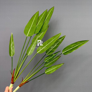 Cây Giả - Cây Chuối Cảnh Giả Trang Trí Nhà Cửa cao 95 cm gồm 7 lá