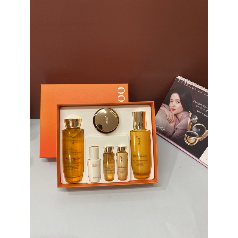 Set hoa hồng sữa dưỡng nhân sâm sulwhasoo
