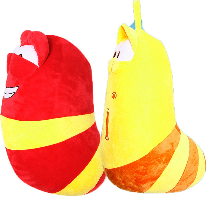 Gấu bông gối ôm hình sâu ngộ nghĩnh cho bé hàng cao cấp - Tặng kèm móc khóa gấu bông