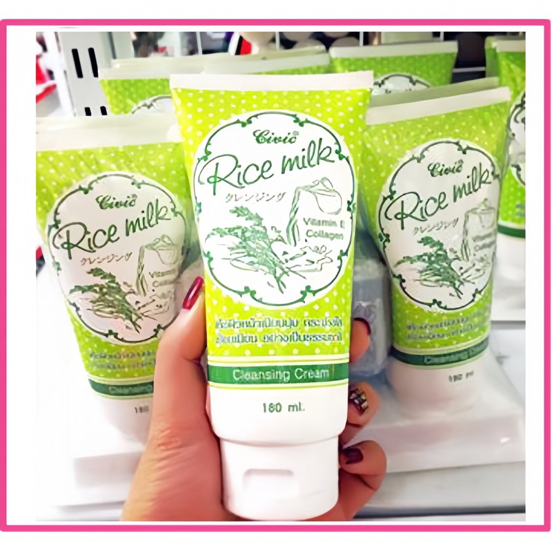 Sửa rữa mặt gạo Thái Lan 180ml.