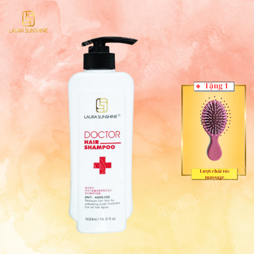 Dầu gội hỗ trợ giảm rụng tóc, ngăn ngừa rụng tóc và kích thích mọc tóc Nhật Kim Anh - Doctor Hair Shampoo Laura Sunshine