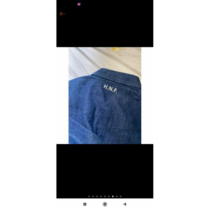 Áo Sơ Mi Lee Nhật Denim Oversize dáng dài