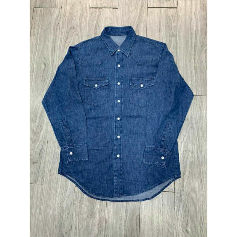 Áo Sơ Mi Lee Nhật Denim Oversize dáng dài