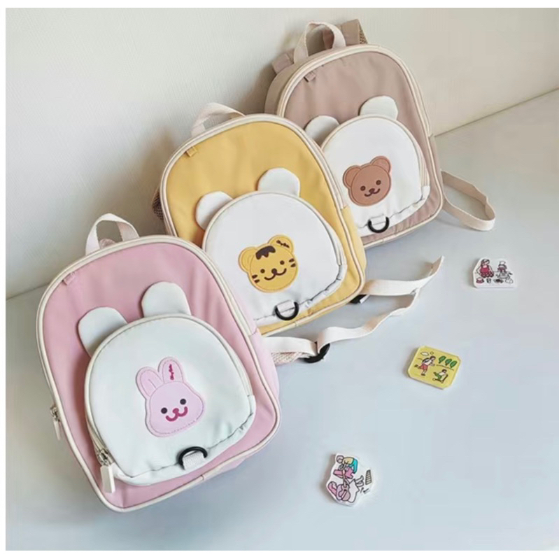Balo đi học gấu thỏ cover Hàn Chezbebe cho bé
