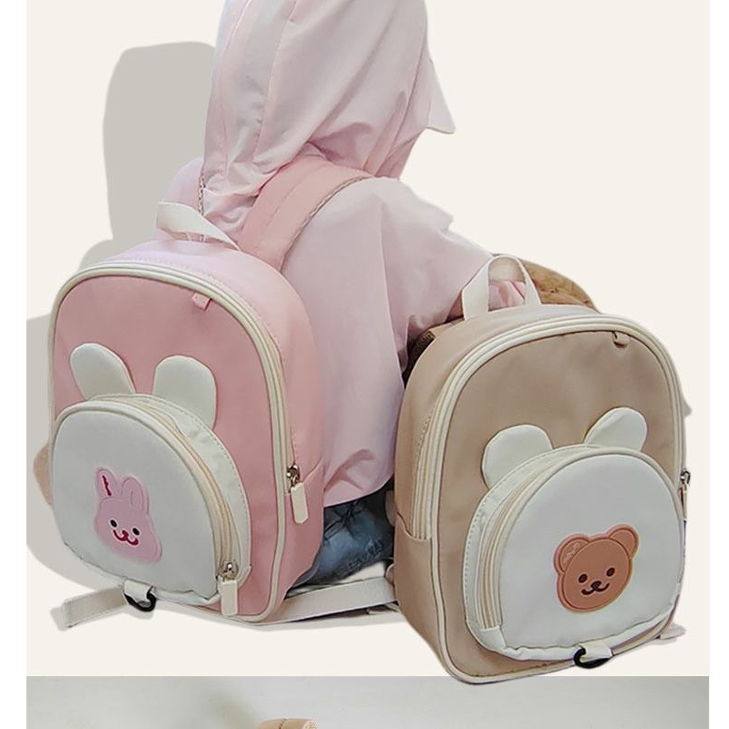 Balo đi học gấu thỏ cover Hàn Chezbebe cho bé