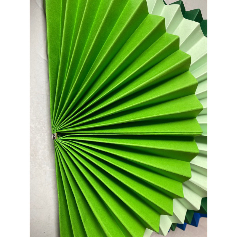 Quạt giấy kích thước 30cm nửa quạt túi 5 cái