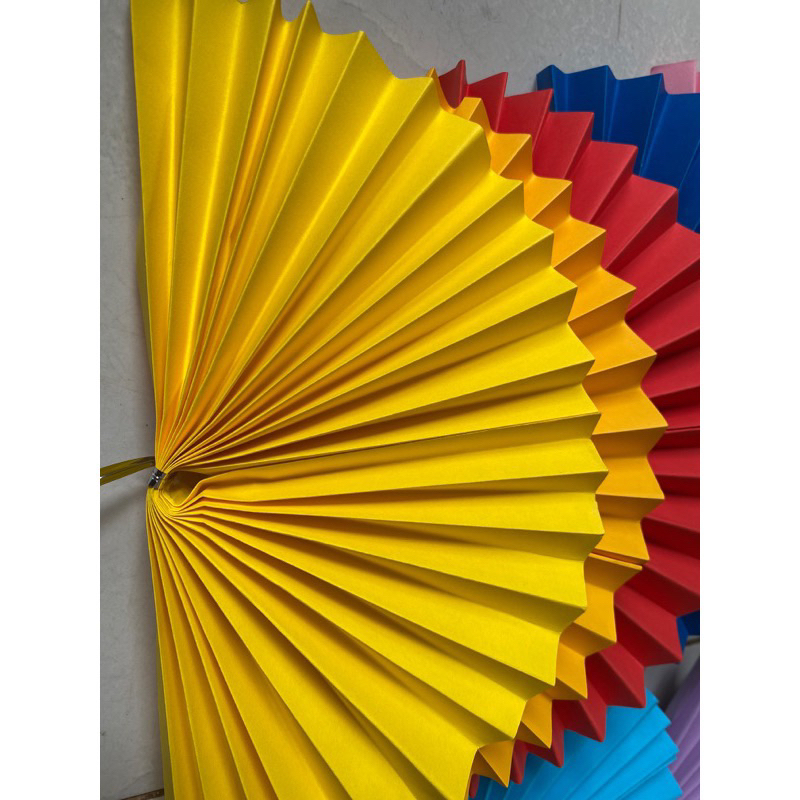 Quạt giấy kích thước 30cm nửa quạt túi 5 cái