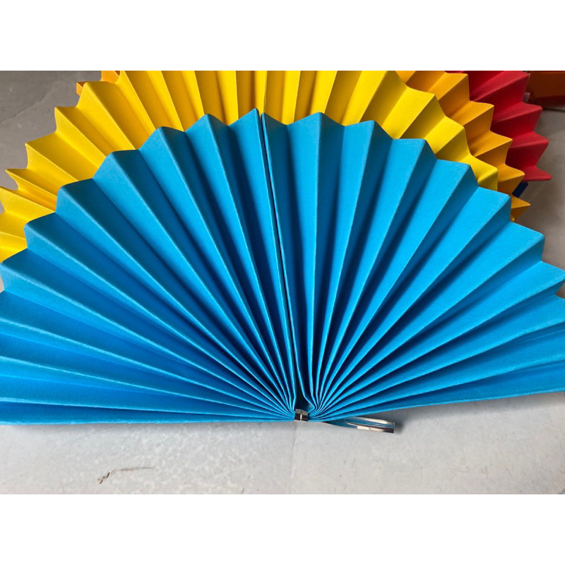 Quạt giấy kích thước 30cm nửa quạt túi 5 cái