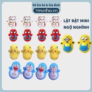 Lật đật mini ngộ nghĩnh mèo thần tài, doremon pikachu, hổ thần tài - yêu nhà vn