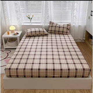 Ga gối cotton 100% phong cách hàn quốc - free bo chun