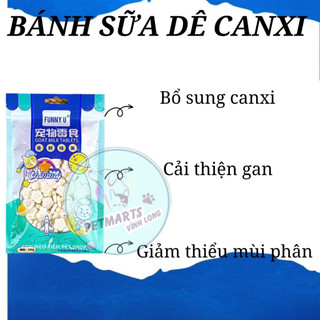 Kẹo sữa dê canxi cho chó mèo,phù hợp với nhiều lứa tuổi