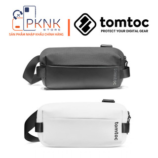 Túi đeo chéo tomtoc lightweight codura sling bag black t21s1d1 - white h02-a04w1