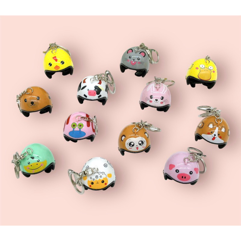 MÓC KHOÁ MŨ BẢO HIỂM CUTE NHIỀU MẪU CHỌN MẪU HOẶC NGẪU NHIÊN