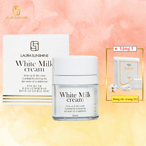 Kem sữa trắng da mặt ban ngày Nhật Kim Anh - Laura Sunshine White Milk Cream