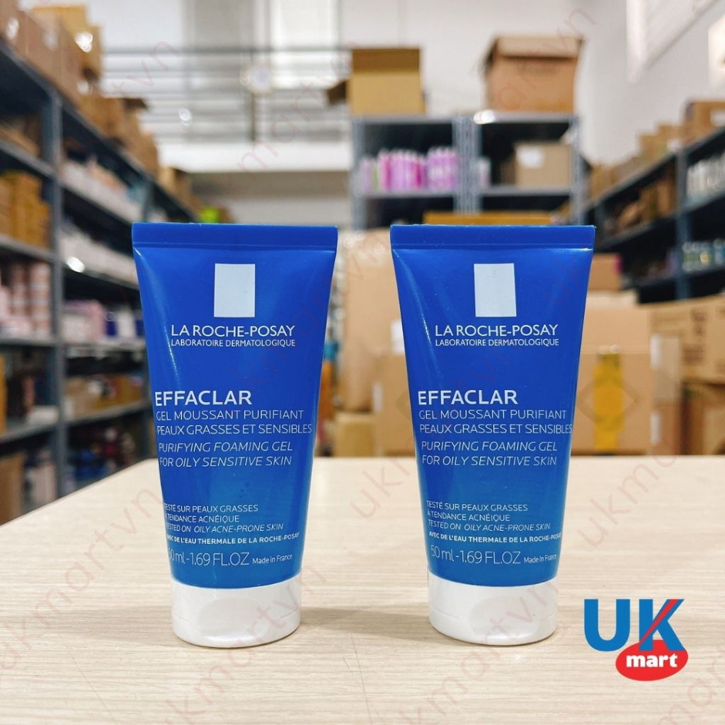 Gel Rửa Mặt La Roche-Posay Dành Cho Da Dầu, Nhạy Cảm 50ml