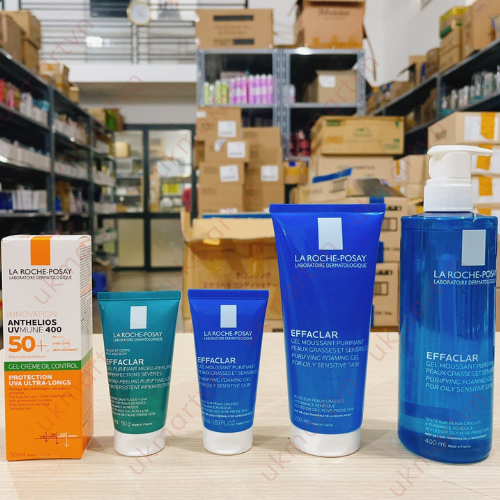 Gel Rửa Mặt La Roche-Posay Dành Cho Da Dầu, Nhạy Cảm 50ml