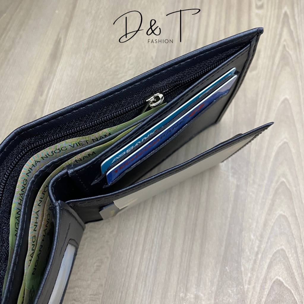 Ví Nam - bóp nam da cao cấp Dáng Ngang DT49 - ÔNG ĐỊA