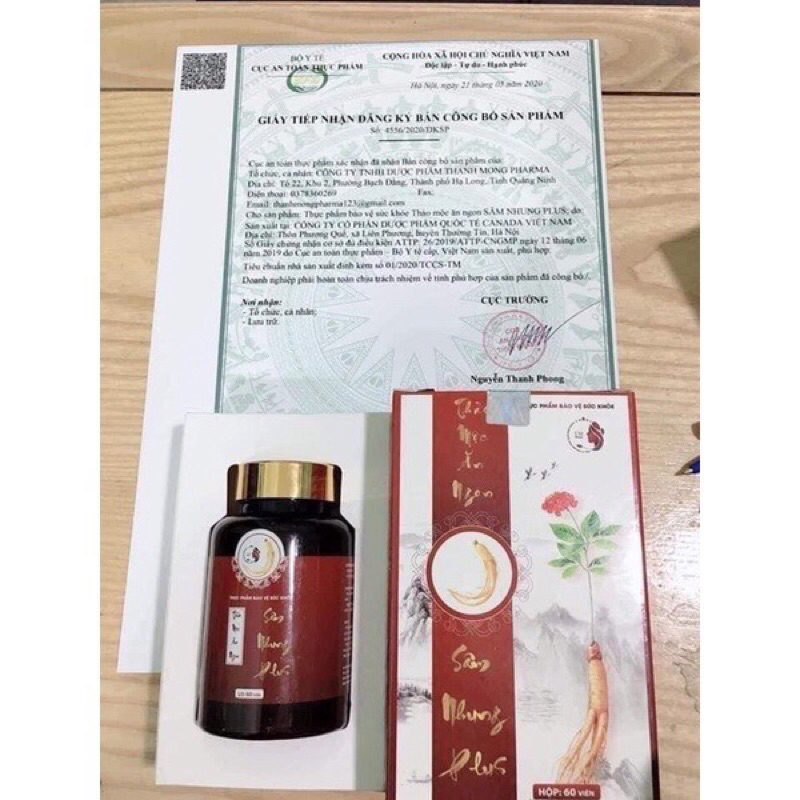Tăng cân sâm Nhung plus -Viên ăn ngon sâm Nhung plus -thảo mộc ăn ngon sâm Nhung plus -279k