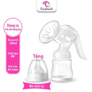 Máy hút sữa bằng tay có điều chỉnh 2 lực hút, cổ hút sữa lớn giúp hút sữa hiệu quả hơn A81