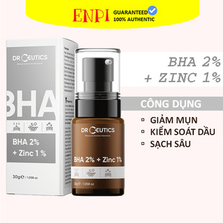 Serum drceutics bha 2% + zinc 1% se lỗ chân lông giảm mụn