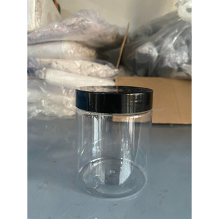 Hũ nhựa Pet trong 200ml nắp đen