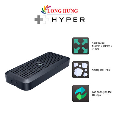 Hộp đựng ổ cứng HyperDrive Next USB4 NVMe SSD Enclosure HD5001 - Hàng chính hãng