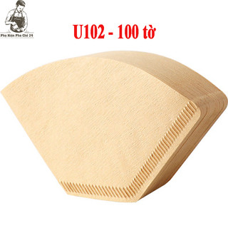 Giấy Lọc Cà Phê Drip V60 Loại 100 Tờ Hình U