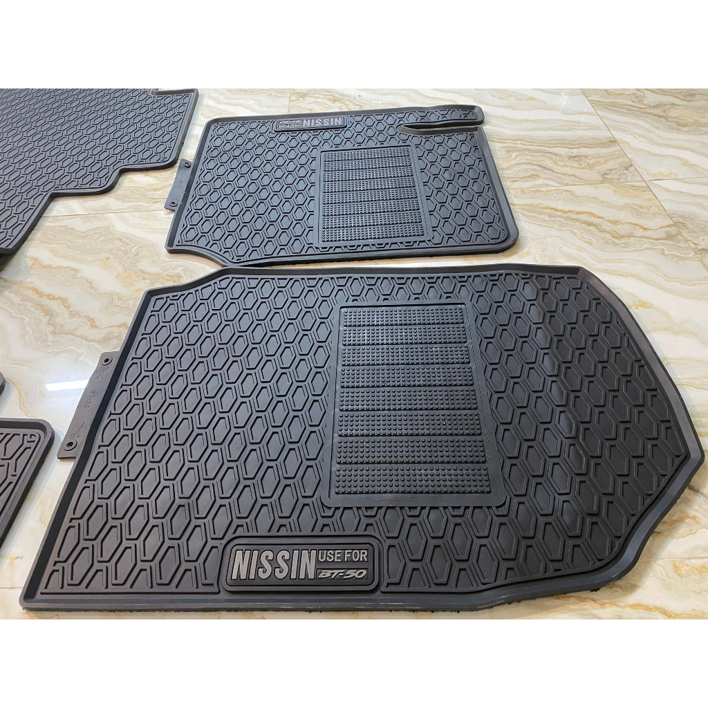 [MAZDA BT50] Thảm Sàn, Thảm Lót Sàn Cao Su Nissin Đúc Vân Tổ Ong Chuẩn Form Xe Mazda BT50 | BigBuy360 - bigbuy360.vn