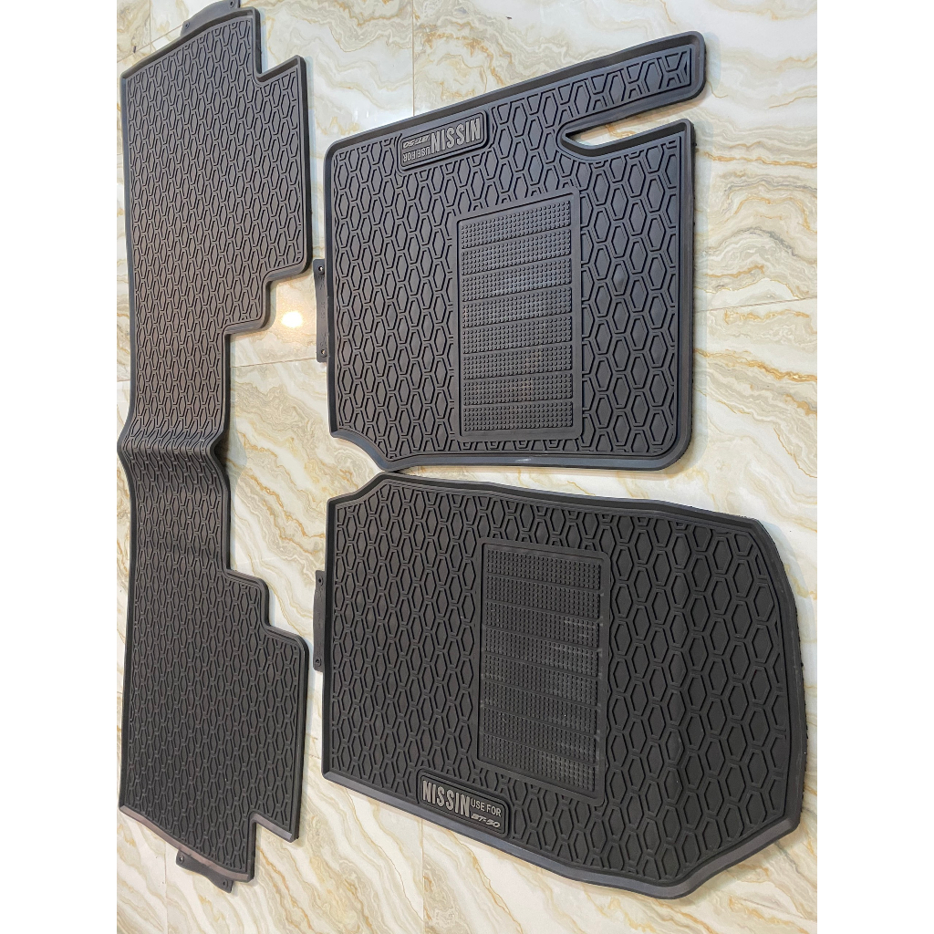 [MAZDA BT50] Thảm Sàn, Thảm Lót Sàn Cao Su Nissin Đúc Vân Tổ Ong Chuẩn Form Xe Mazda BT50 | BigBuy360 - bigbuy360.vn