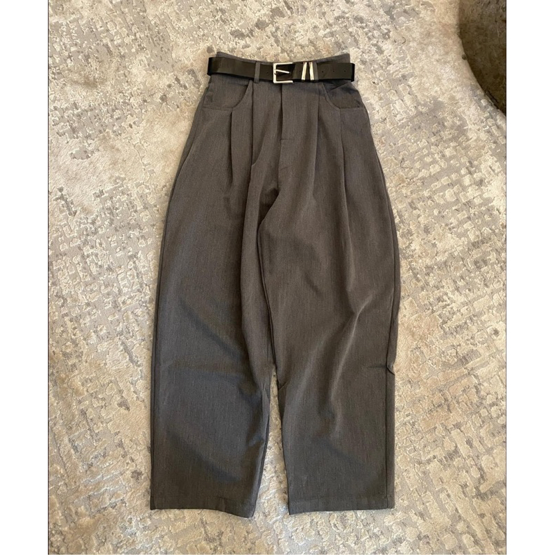 MÃ 6326 QUẦN BAGGY VẢI CHIẾT LY KÈM DÂY LƯNG