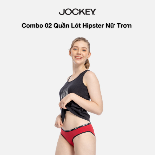 Combo 02 Quần lót Hipster Jockey nữ trơn - J1159