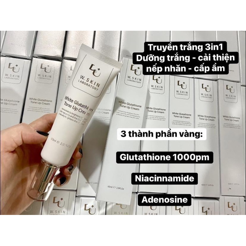 KEM DƯỠNG TRUYỀN TRẮNG W.SKIN 60ML