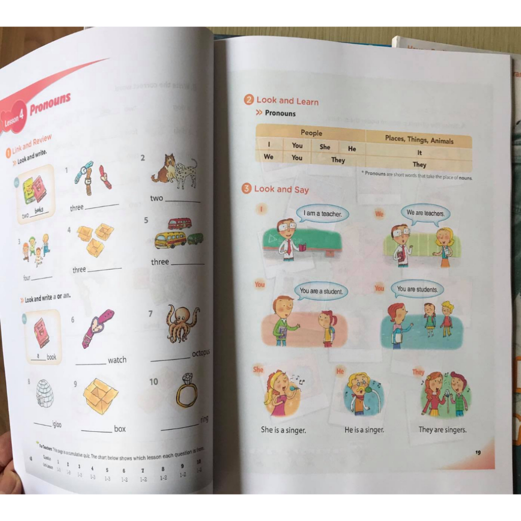 My First grammar 3 level màu Student's Book + Workbook