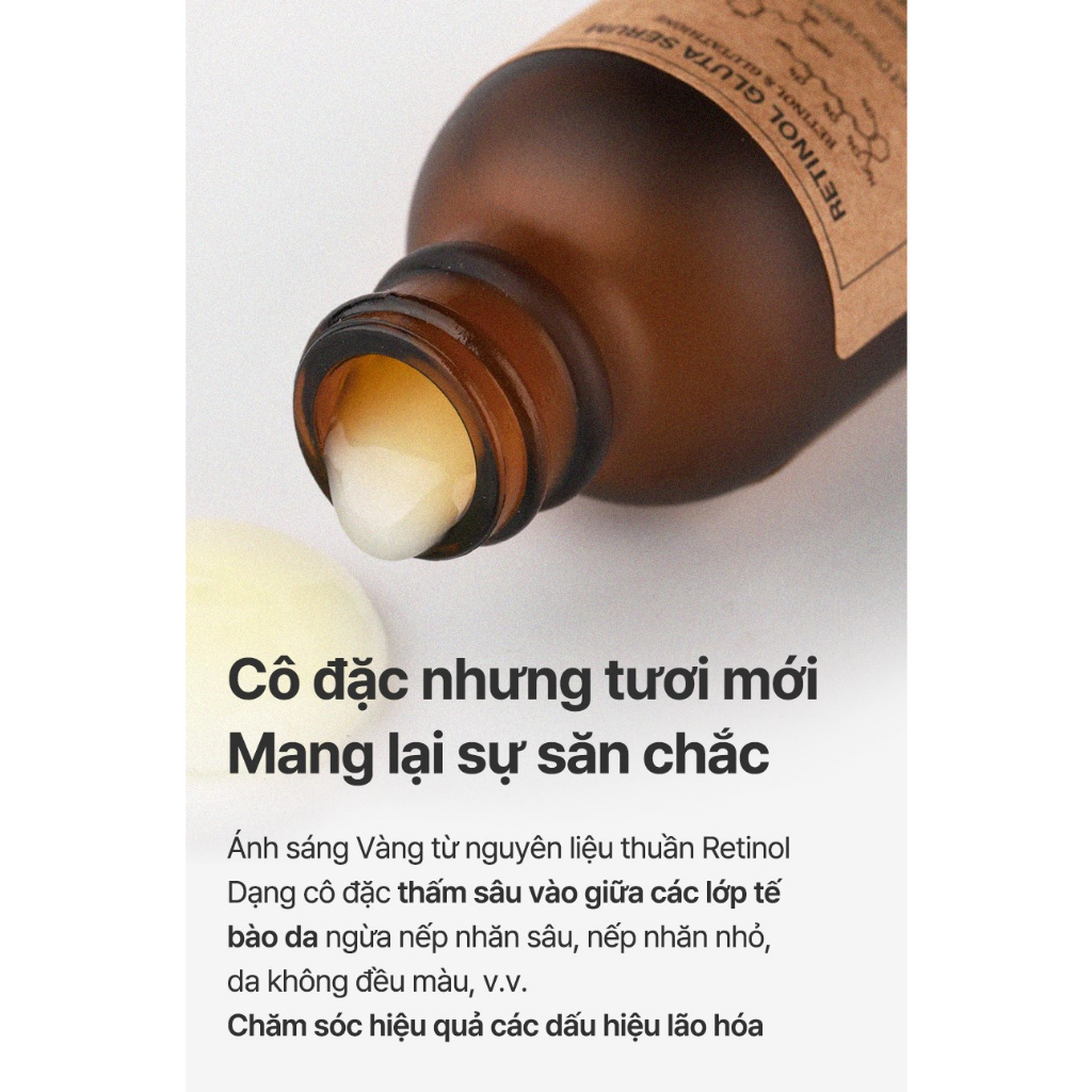 Serum Chống Lão Hoá Bergamo Premium Retinol Gluta 30ml