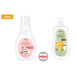 Nước rửa bình sữa thảo mộc K-Mom Hàn Quốc (chai tạo bọt 500ml) M218