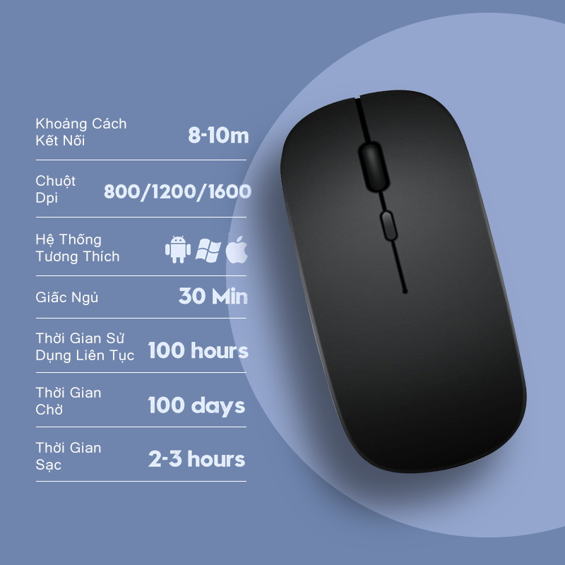 Bàn Phím Bluetooth Mini Không Dây Kèm Chuột Bàn Phím Kết Nối Điện Thoại Cho Điện Thoại Ipad Máy Tính Laptop